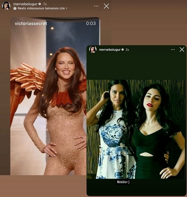 Yaklaşık 6 yıl önce Merve Boluğur'un Instagram hesabında "Öyle işte" notuyla paylaşılan Adriana Lima'yla pozu büyük ses getirmişti.