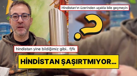 Hindistan’a Giden Türk Gezgin Açık Suların İçilmemesi Gerektiğini Anlatırken Tesadüfen Sebebini de Görüntüledi