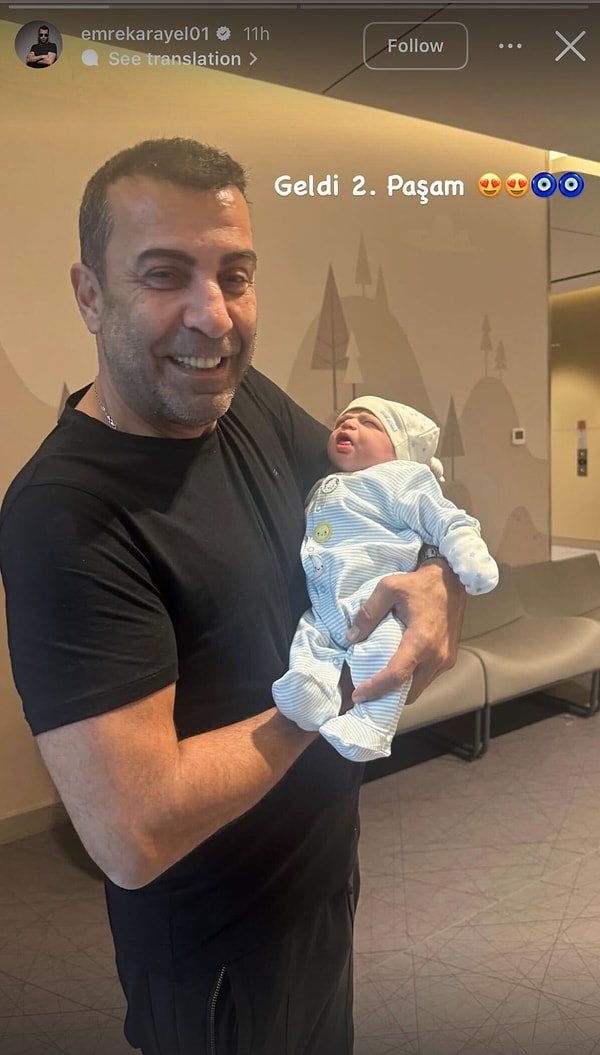 Oyuncu Emre Karayel, eşi Gizem Demirci ile ikinci kez anne ve baba olmanın mutluluğunu yaşadı!
