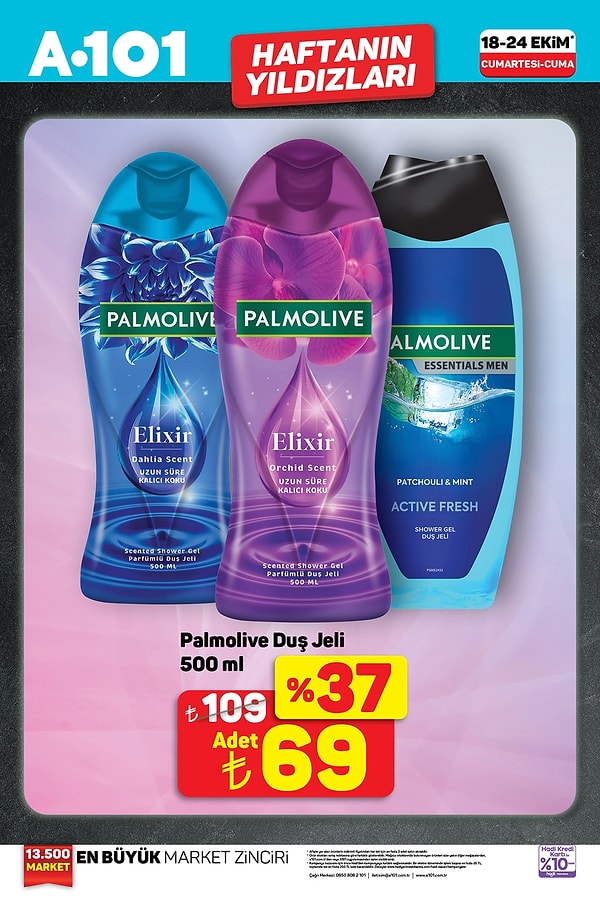 Palmolive Duş Jeli 69 TL