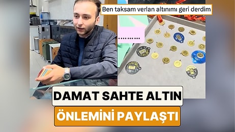 Düğünü Olacaklar İzlesin: Bir Damat Düğünde Takılan Sahne Altınlara Karşı Aldığı Önlemi Paylaştı
