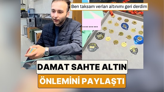 Düğünü Olacaklar İzlesin: Bir Damat Düğünde Takılan Sahne Altınlara Karşı Aldığı Önlemi Paylaştı