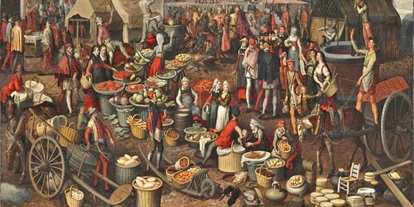 Orta Çağ’da ticaret meydanlarda can buluyordu.