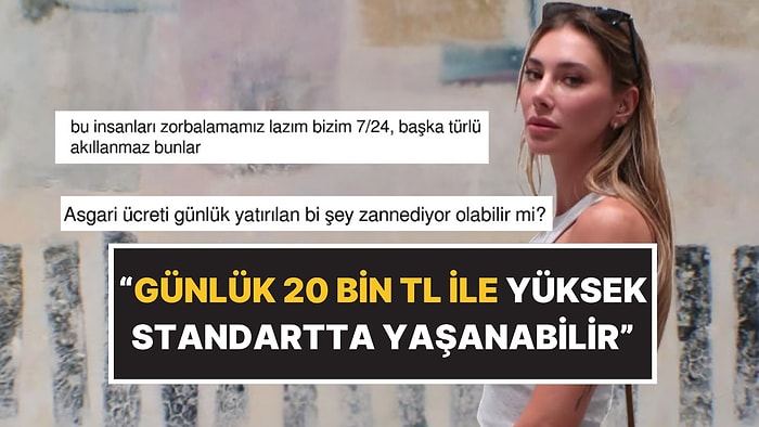 Asgari Ücretten Bi' Haber Olan Şeyma Subaşı'nın Ekonomi Tavsiyesi Sosyal Medyada Tepki Çekti