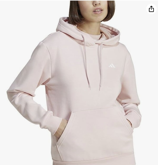 adidas Kadın Essentials Small Logo Feel Cozy Kapüşonlu Sweatshirt