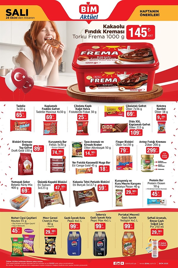 Torku Frema Kakaolu Fındık Kreması 1000 gr 145 TL