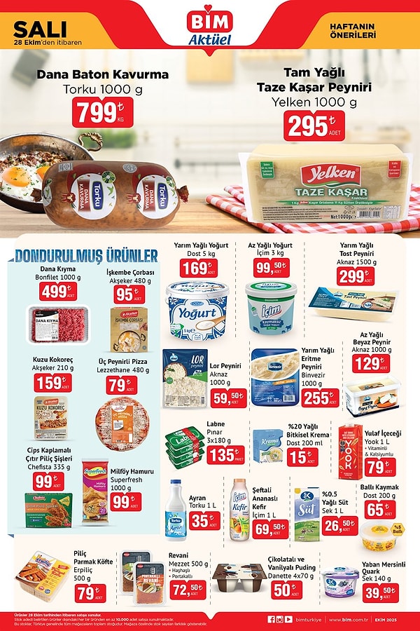 Torku Dana Baton Kavurma 1000 gr 799 TL