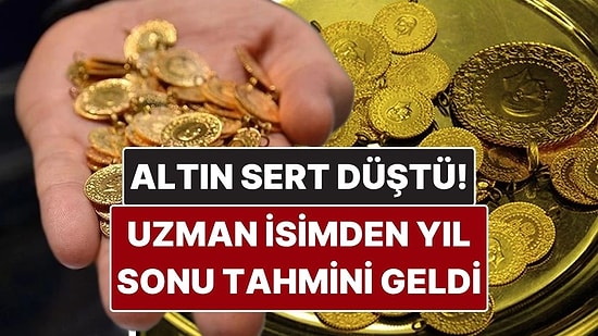 Altın ve Gümüş Sert Düştü! Uzman İsimden Gram Altın Fiyatı Tahmini Geldi