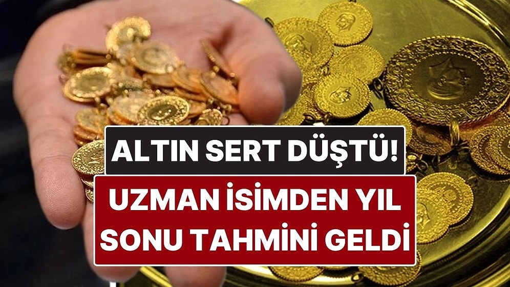 Altın ve Gümüş Sert Düştü! Uzman İsimden Gram Altın Fiyatı Tahmini Geldi