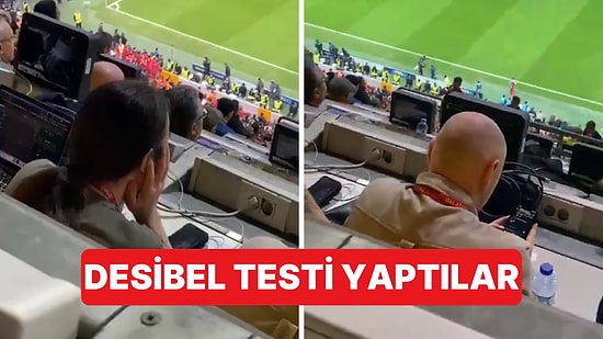 Galatasaray-Bodo/Glimt Maçında Norveçli Gazeteciler Desibel Testi Yapmaya Çalıştı