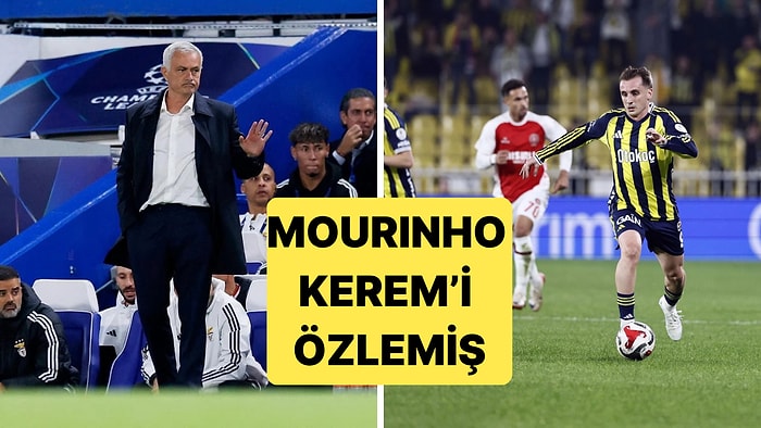 Benfica'da Zor Günler Geçiren Mourinho, Hiç Çalışmadığı Kerem Aktürkoğlu'nu Özlediğini Söyledi