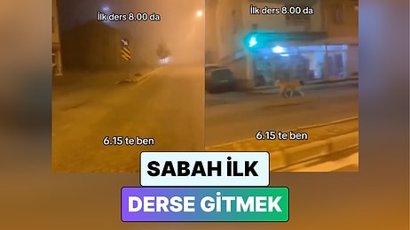 Sabah 8'deki Dersine Giden Bir Genç Kalıcı Yaz Saati Uygulaması Sebebiyle Karşılaştığı Karanlığı Paylaştı