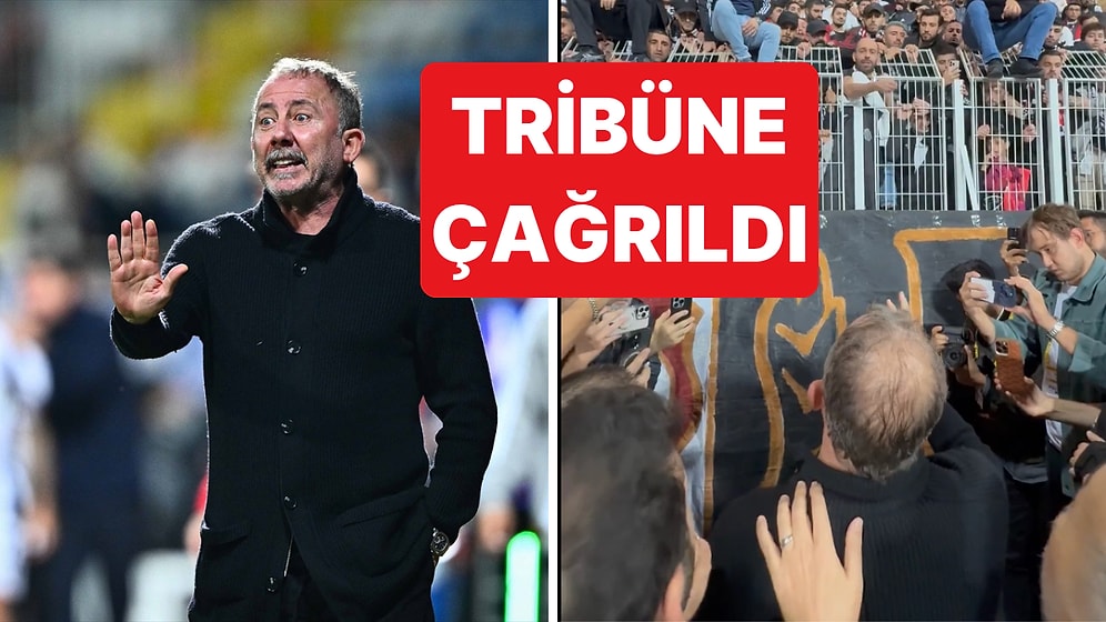 Beşiktaş Taraftarı "Sergen Gelecek Hesap Verecek" Dedi, Sergen Yalçın Tribüne Gitti