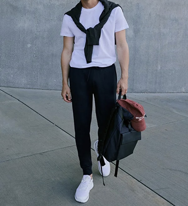 AC&Co / Altınyıldız Classics Erkek Siyah Jogger Eşofman Altı