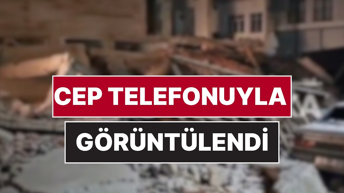 Sındırgı&apos;da Meydana Gelen 6.1 Büyüklüğündeki Depremde Bir Binanın Yıkım Anı Kameraya Yansıdı
