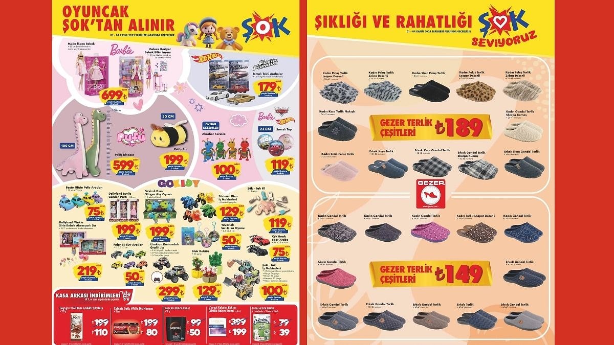 1 Kasım 2025 ŞOK Aktüel Ürünler Kataloğu