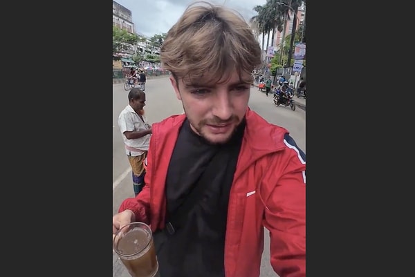 He couldn't drink because of his constant belching.