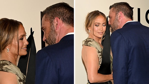 In some snapshots, the warm smiles and romantic glances exchanged between the former spouses did not go unnoticed.