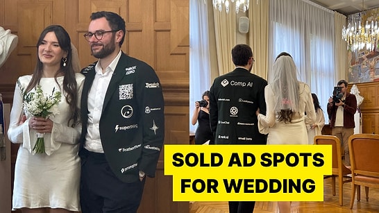 Man Goes Viral After Selling Ad Spots on His Tux