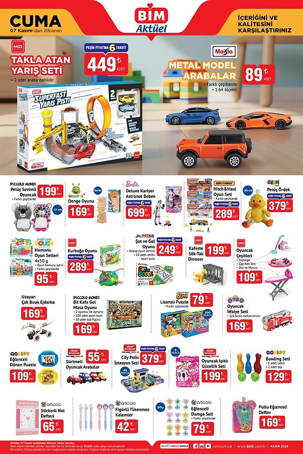 Takla Atan Yarış Seti 449 TL