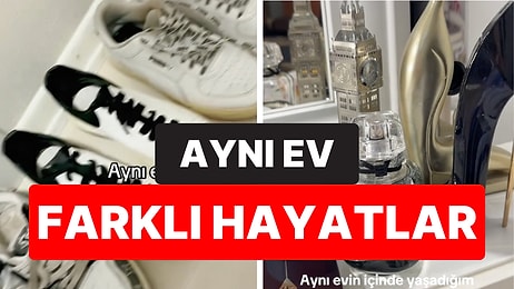 Eşleriyle Aynı Evde İki Farklı Hayat Yaşadıklarını Görsellerle Kanıtlayan TikTok Kullanıcıları