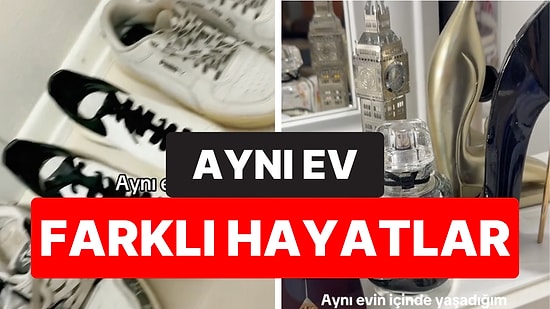 Eşleriyle Aynı Evde İki Farklı Hayat Yaşadıklarını Görsellerle Kanıtlayan TikTok Kullanıcıları