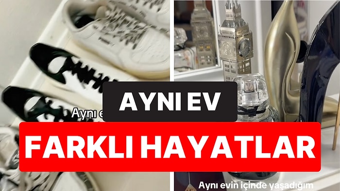 Eşleriyle Aynı Evde İki Farklı Hayat Yaşadıklarını Görsellerle Kanıtlayan TikTok Kullanıcıları