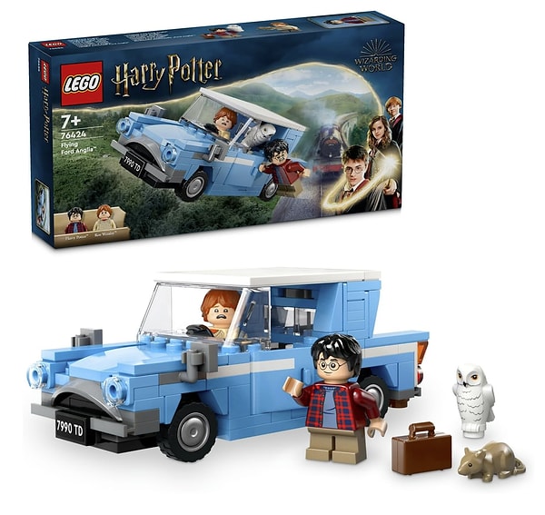 LEGO Harry Potter Uçan Ford Anglia 76424, büyü dünyasını seven 7 yaş ve üzeri çocuklar için sihirli bir hediye fikri!