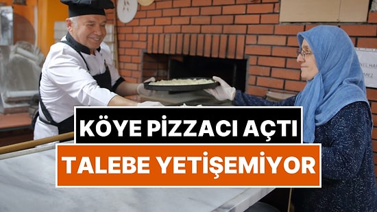 Emekli Usta 40 Yıl Sonra Köyüne Döndü, Pizzacı Açtı: Her Gün Kuyruk Oluyor