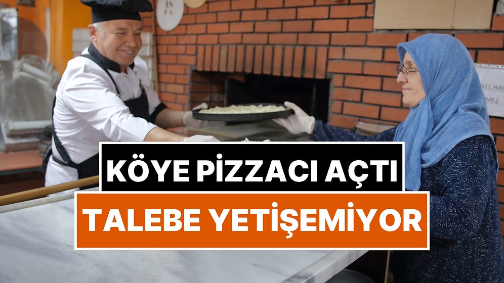 Emekli Usta 40 Yıl Sonra Köyüne Döndü, Pizzacı Açtı: Her Gün Kuyruk Oluyor