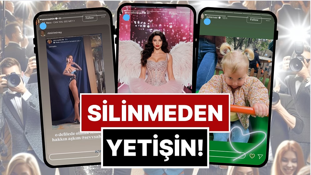 Silinmeden Yetişin: 12-18 Ekim'de Ünlülerin Paylaştığı "Kaçarsa Yazık Olur" Temalı Instagram Hikayeleri!
