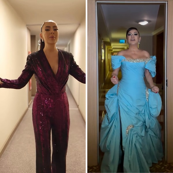 Ebru Gündeş'ten hemen sonra, artık nasıl bir tesadüfse kendini otel koridorlarına atan Deniz Seki oldu!