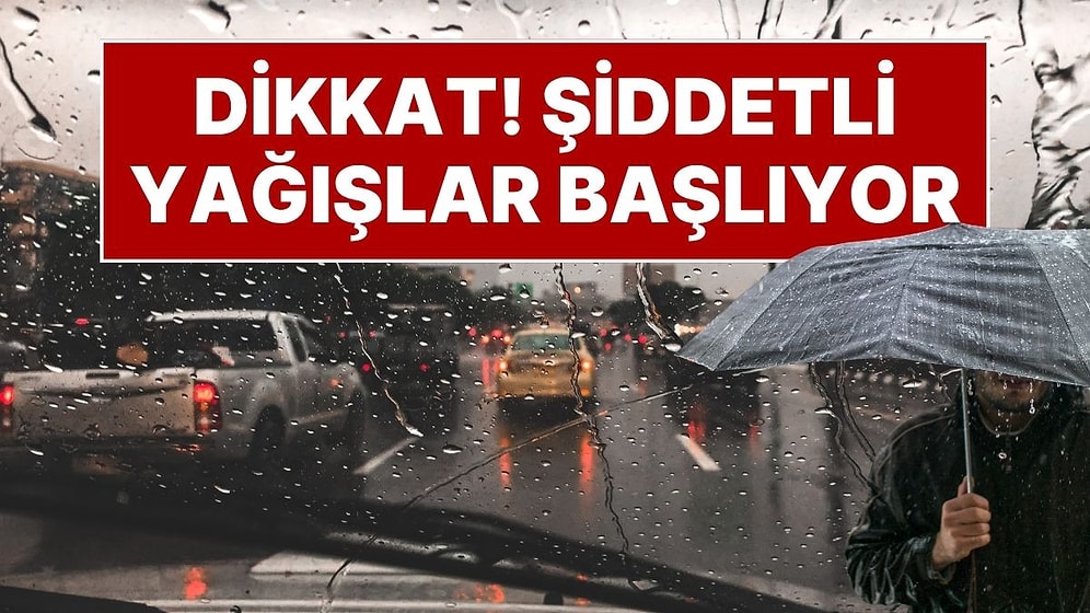 3 Kasım Pazartesi Hava Durumu: Yeni Haftada Hava Nasıl Olacak? Şiddetli Yağışlar Başlıyor!