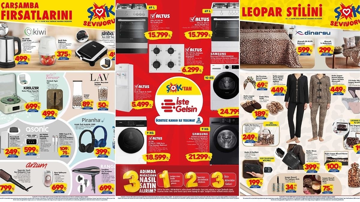 ŞOK&apos;a Çamaşır Kurutma Makinesi Geliyor! 5 Kasım 2025 ŞOK Aktüel Ürünler Kataloğu