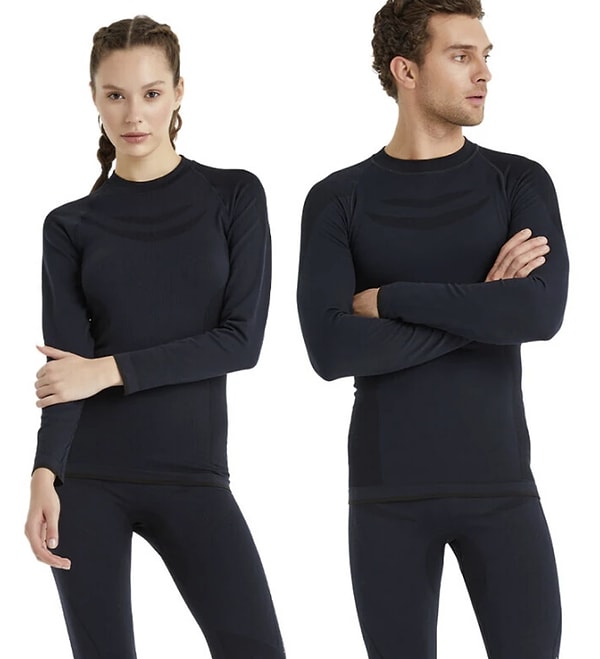 Blackspade Unisex Termal Pro Üst İçlik, soğuk kış günlerinde sıcacık kalmak isteyenler için harika bir seçim!
