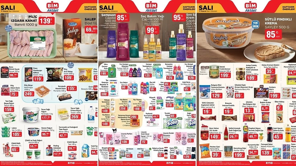 11 Kasım 2025 BİM Aktüel Haftanın Önerileri Kataloğu