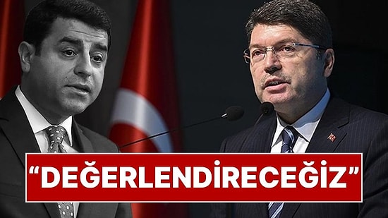 Adalet Bakanı Yılmaz Tunç’tan Selahattin Demirtaş Açıklaması