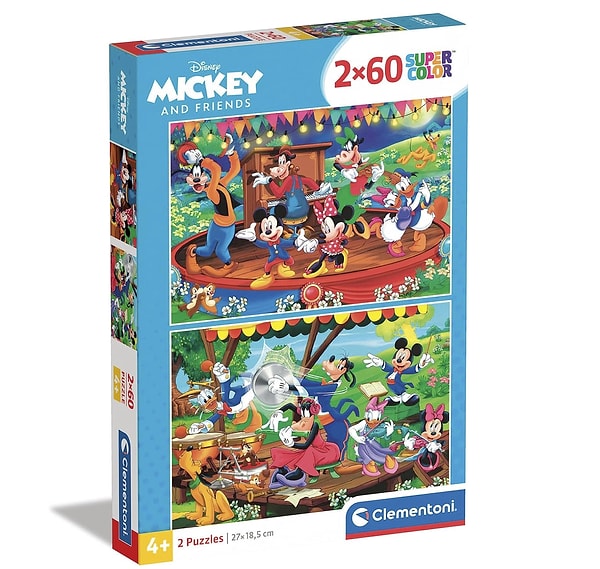 Clementoni - 2x60 Parça Puzzle