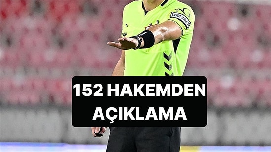 Bahis Skandalıyla PFDK'ya Sevk Edilen 152 Hakem Ortak Açıklama Yaptı