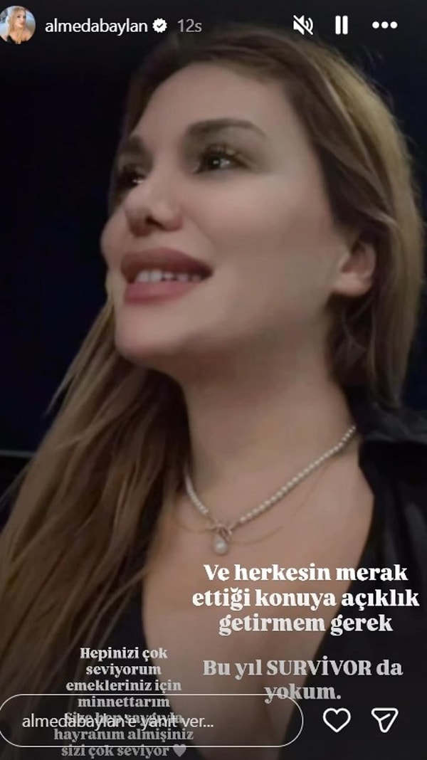Almeda Baylan, Survivor 2026'ya katılacak mı?