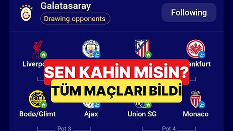 Galatasaraylı Bir Taraftarının 4 Şampiyonlar Ligi Maçı Tahmini de Tuttu