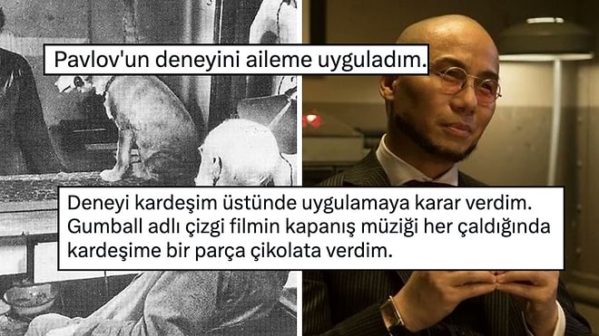 Pavlov'un Köpeği Deneyini Ailesinin Üzerinde Uygulayan Kullanıcı