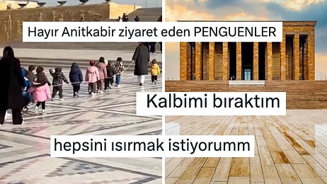 Öğretmenleriyle Anıtkabir'i Ziyaret Eden Ana Sınıfı Öğrencileri Kalpleri Eritti!