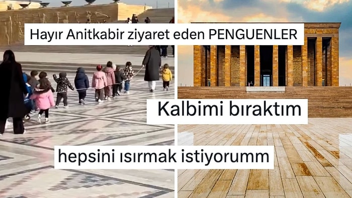 Öğretmenleriyle Anıtkabir'i Ziyaret Eden Ana Sınıfı Öğrencileri Kalpleri Eritti!