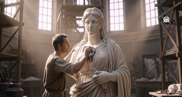 The ancient city, with a history spanning 200 years, has been brought back to life through artificial intelligence.