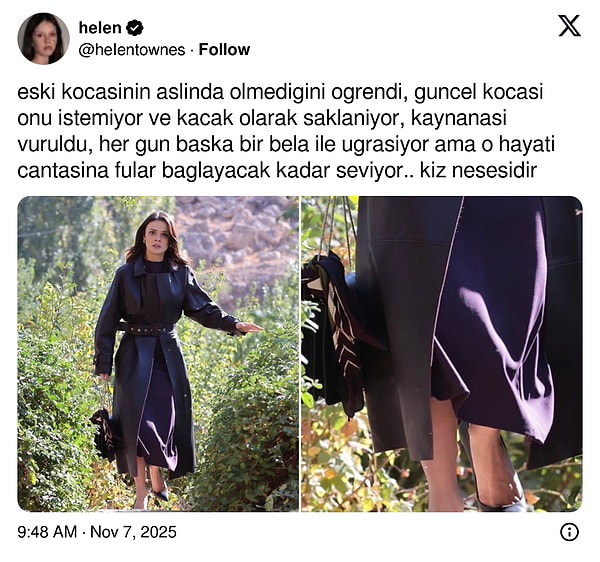 İşte bu kombinle birlikte diziseverler Alya’nın topuklu sevdasına değinmeden edemedi. 👇