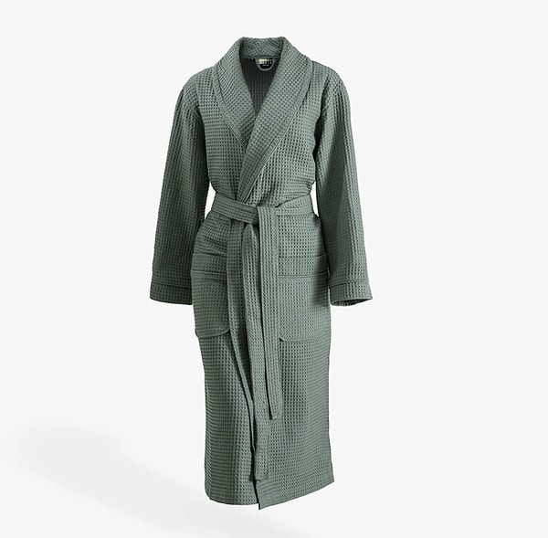 Afra Kadın Bornoz Yeşil