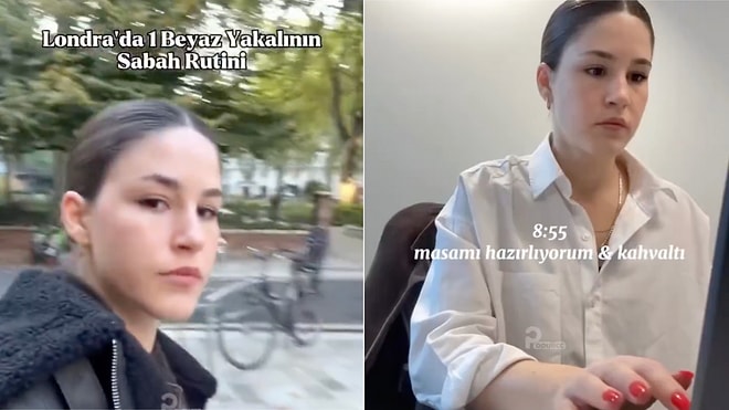 Londra'da Çalışan Bir Beyaz Yakalı Sıradan Bir Sabah Rutinini Paylaştı