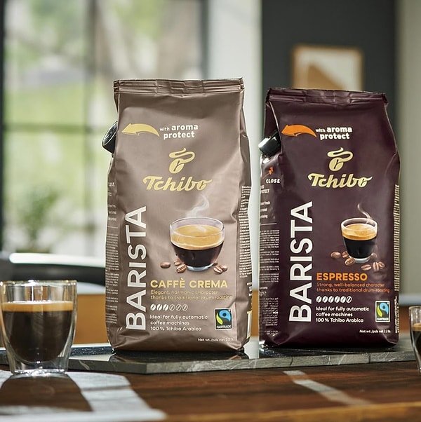Kahve tutkunlarına güzel haber! Bugün Amazon’da Tchibo Barista Caffè Crema Çekirdek Kahve indirime girmiş.