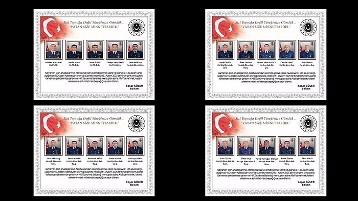 Şehit Olan 20 Askerin İsimleri Açıklandı: Türk Hava Kuvvetleri’ne Ait C-130 Kargo Uçağı Gürcistan'da Düştü!